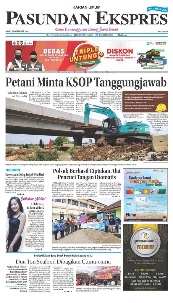 (E-Paper) Pasundan Ekspres 18 Desember 2020