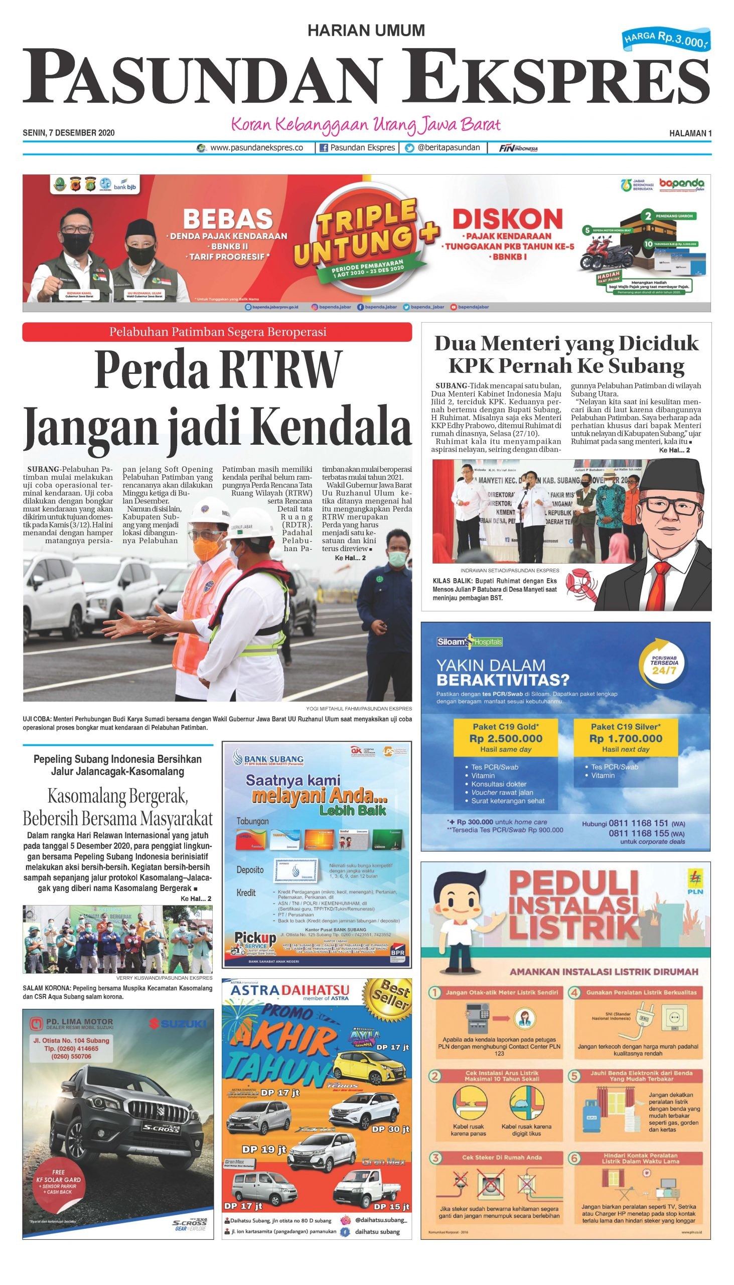 (E-Paper) Pasundan 7 Desember 2020