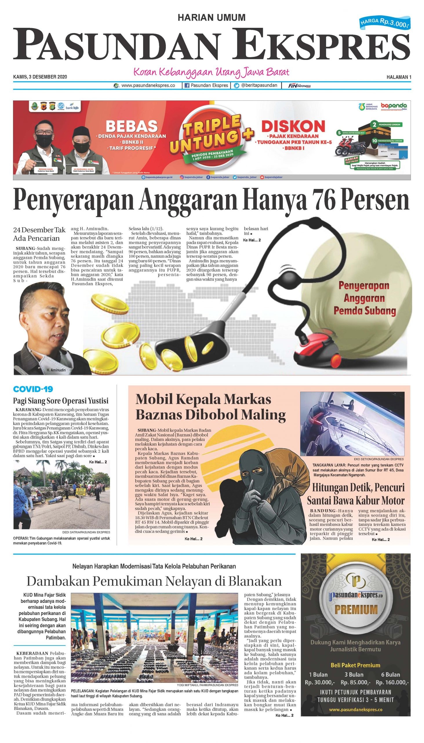 (E-Paper) Pasundan 3 Desember 2020