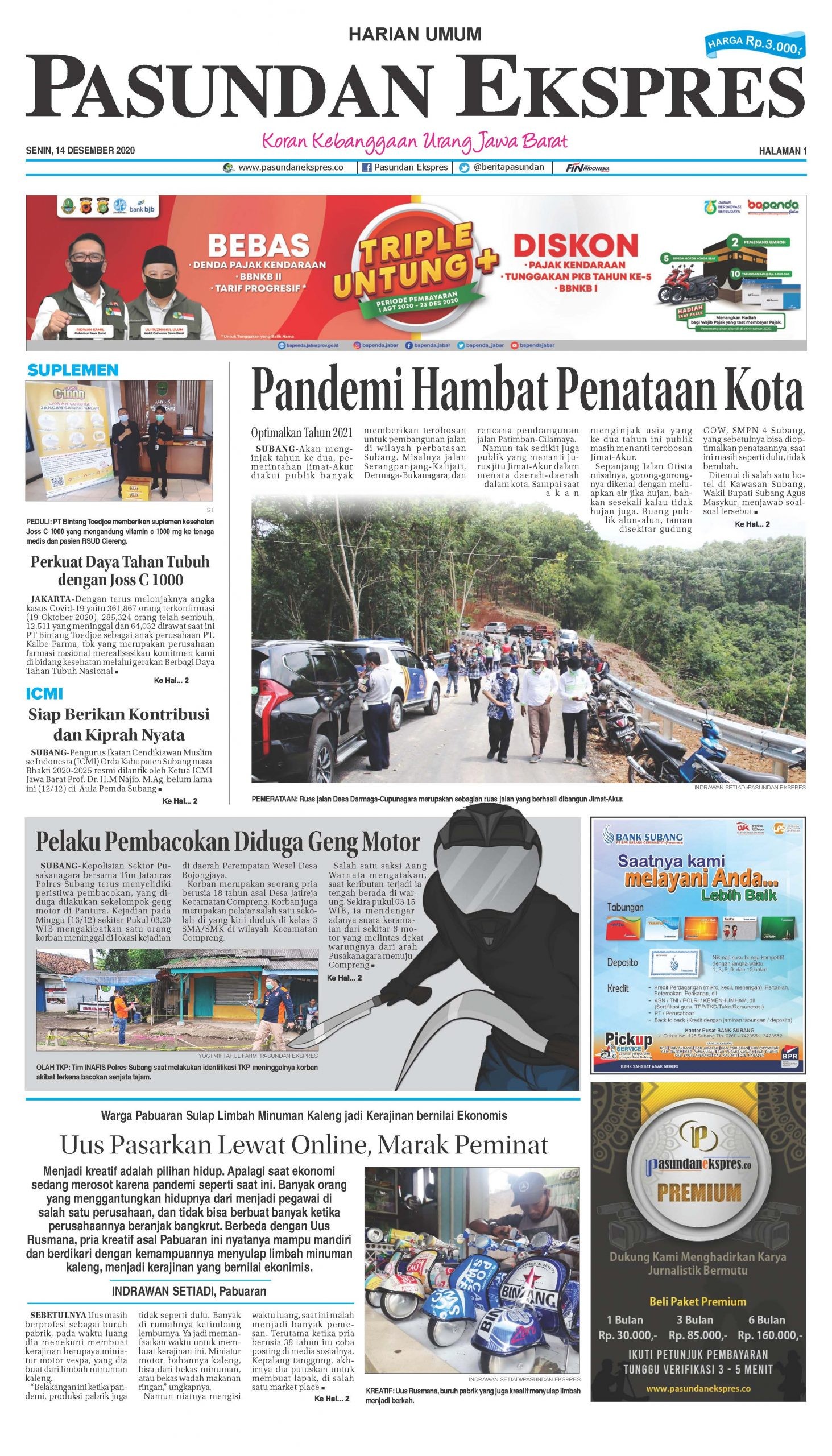 (E-Paper) Pasundan 14 Desember 2020