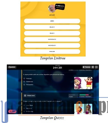 Siswa Menyukai Media Pembelajaran Linktree-quizizz