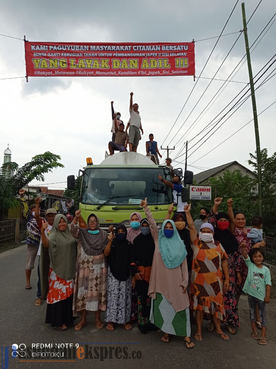 Murah, Warga Protes Harga Ganti Rugi Lahan Tol Japek Dua
