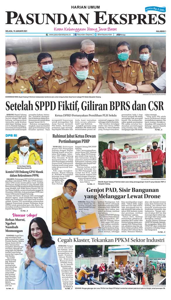 (E-Paper) Pasundan 19 Januari 2021