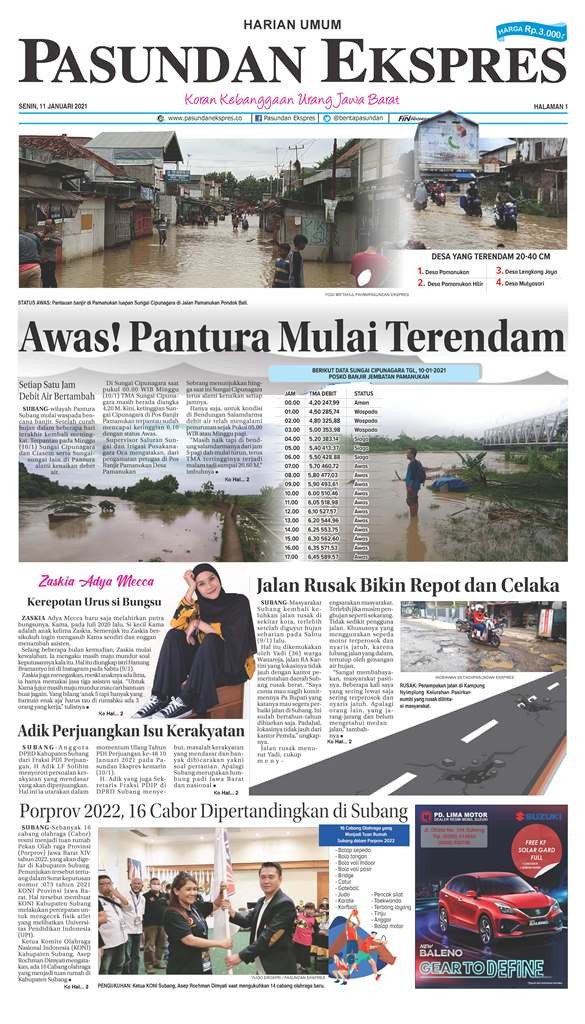 (E-Paper) Pasundan 11 Januari 2021