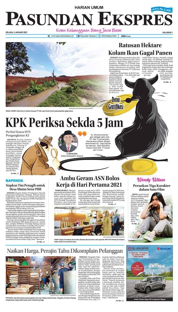 (E-Paper) Pasundan Ekspres 5 Januari 2021