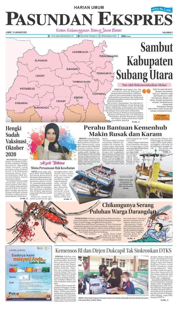 (E-Paper) Pasundan 15 Januari 2021