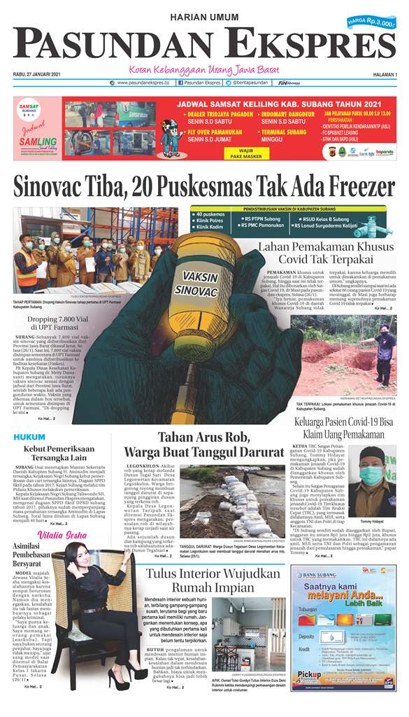 (E-Paper) Pasundan 27 Januari 2021