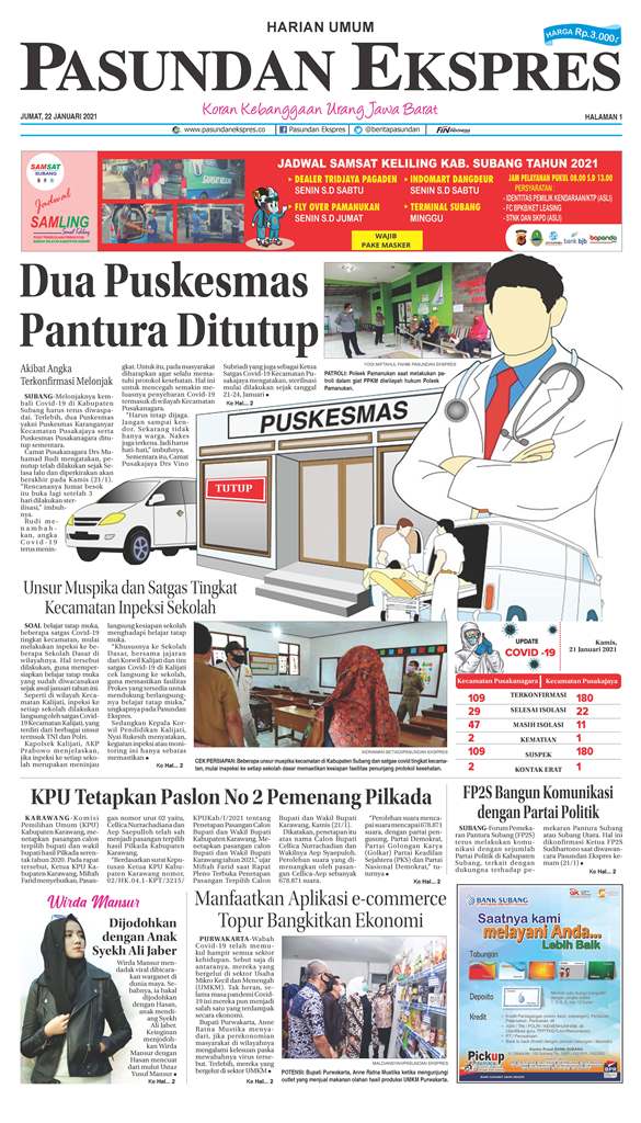 (E-Paper) Pasundan 22 Januari 2021