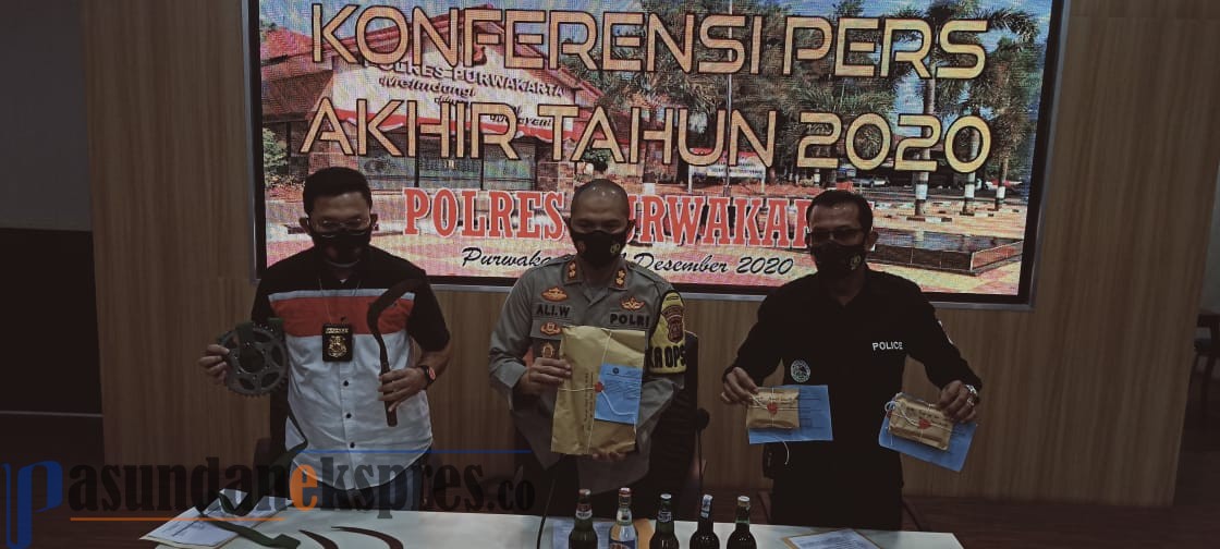 Polres Purwakarta: Kasus Kriminalitas dan Korban Lakalantas Tahun 2020 Menurun