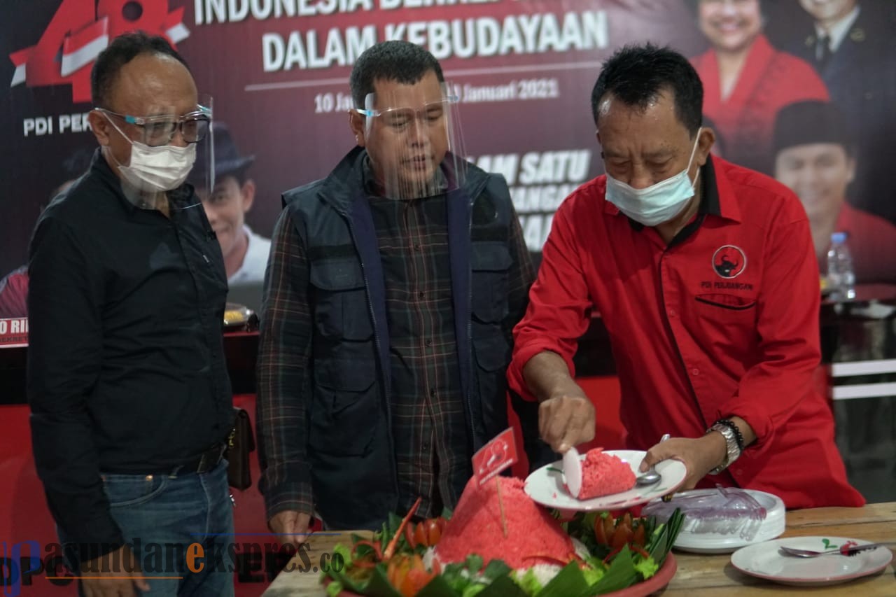 HUT ke 48 PDIP, Maman: Kader Harus Dekat dengan Rakyat