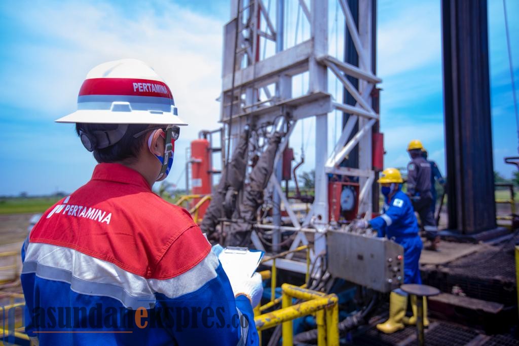 Pertamina EP Tajak Sumur JAS-022 di Desa Mundusari