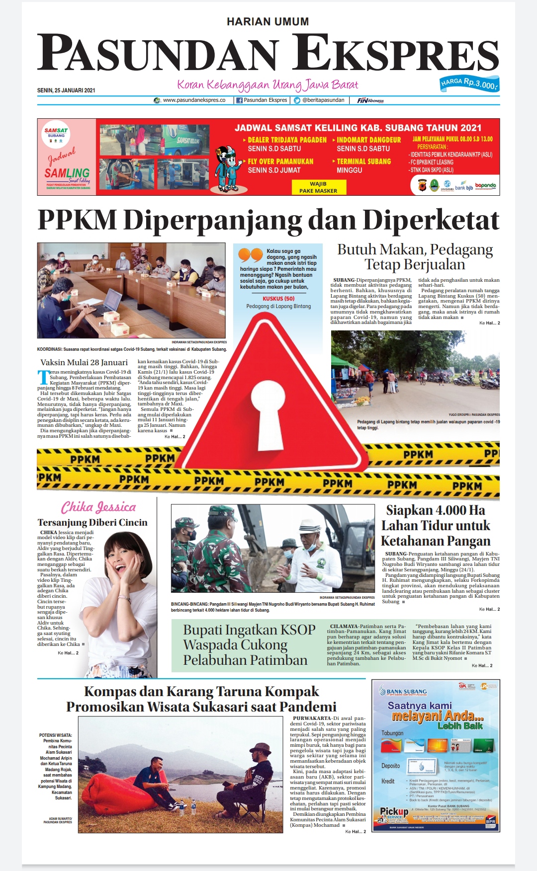 (E-Paper) Pasundan 25 Januari 2021