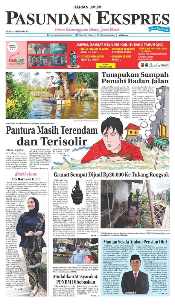 (E-Paper) Pasundan 16 Februari 2021