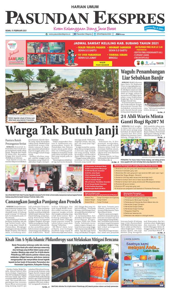 (E-Paper) Pasundan 15 Fecruari 2021