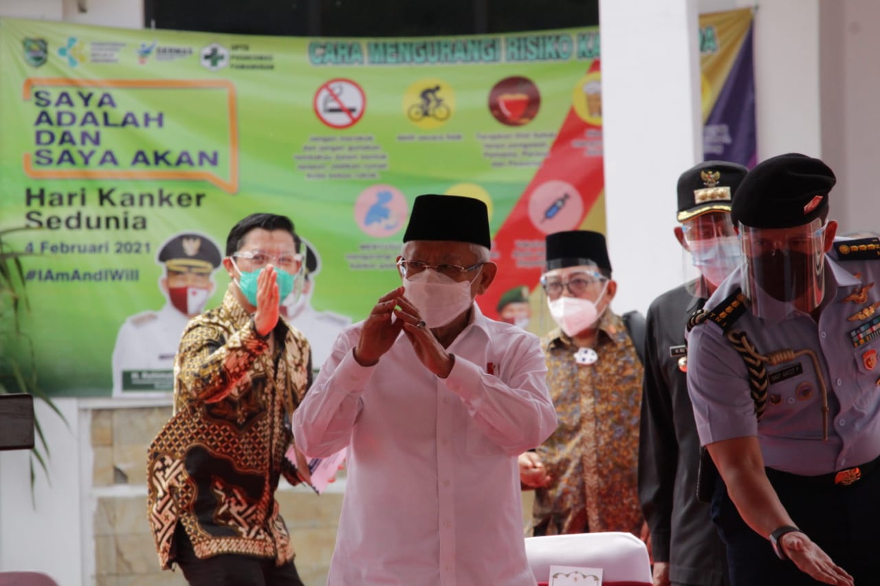 Tinjau Banjir Pamanukan, KH Maruf Amin: Kita Harus Tetap Tabah dan Sabar