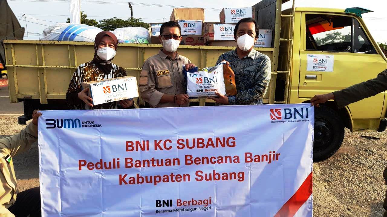 BUMN Hadir, Aksi Peduli BNI untuk Korban Banjir