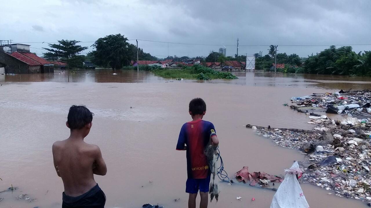 Luapan Situ Kamojing Rendam Empat Desa