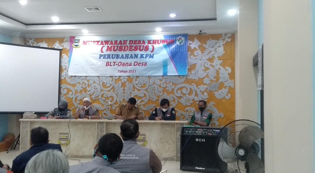 Rubah Penerima Bansos, Pemerintah Desa Gudang Kahuripan Gelar Musdessus 