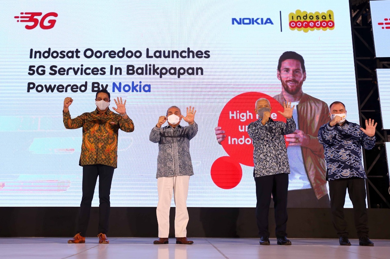 Indosat Ooredoo Luncurkan Layanan 5G di Balikpapan