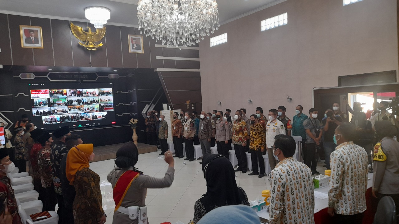 Deklarasi Damai Pilkades serentak di Kabupaten Subang