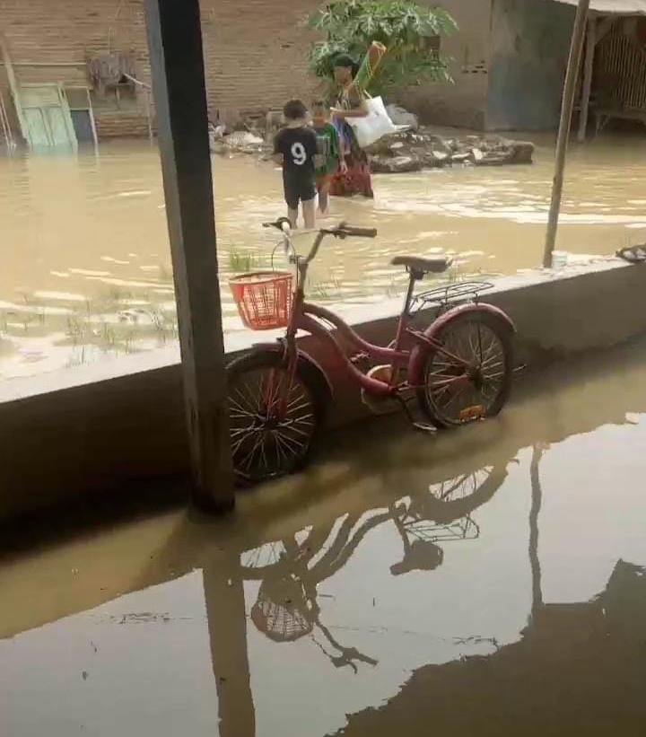 Dua Sungai Meluap, 236 Rumah di Desa Karangligar Terendam Banjir