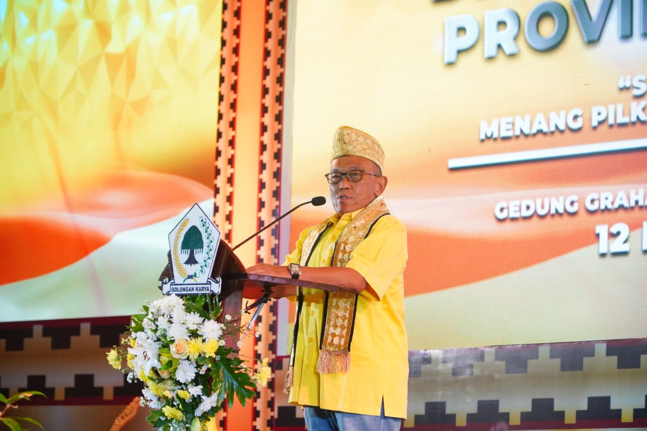 Rakerda Golkar Lampung, ARB Instruksikan Kader Golkar Pasang Badan Airlangga Capres Golkar