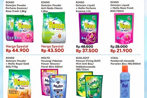 Promo Indomaret Selasa 15 Februari 2022, Diskon Besar-besaran Produk Cuci Pakaian