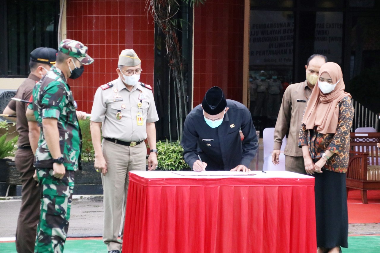 Kantor Pertahanan Subang Komitmen Berikan Layanan Prima