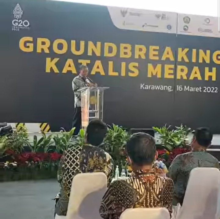 Pabrik Katalis di Kawasan Industri Pupuk Kujang Cikampek Kurangi Bahan Bakar Fosil