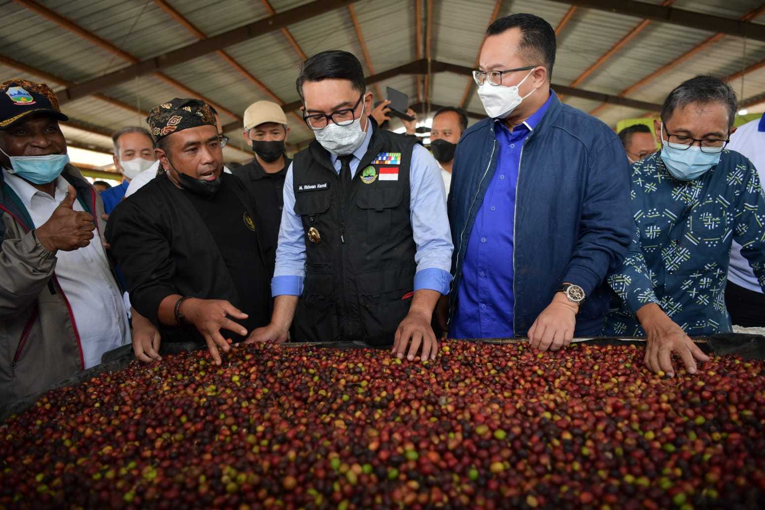 Ridwan Kamil Lepas Ekspor Kopi Garut ke Belanda