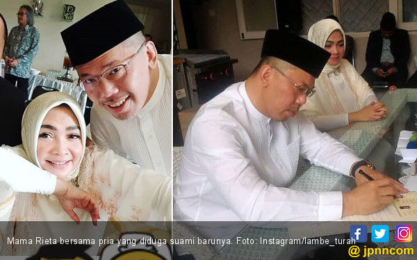 Gagal Mediasi, Mama Rieta dan Suami Resmi Bercerai (foto saat akad nikah)