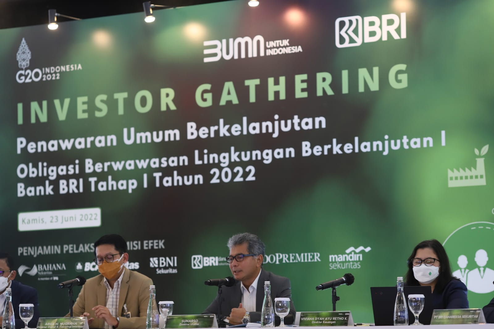 Terbitkan Green Bond Rp.5 Triliun, BRI Tegaskan Sebagai Market Leader ESG Company di Indonesia