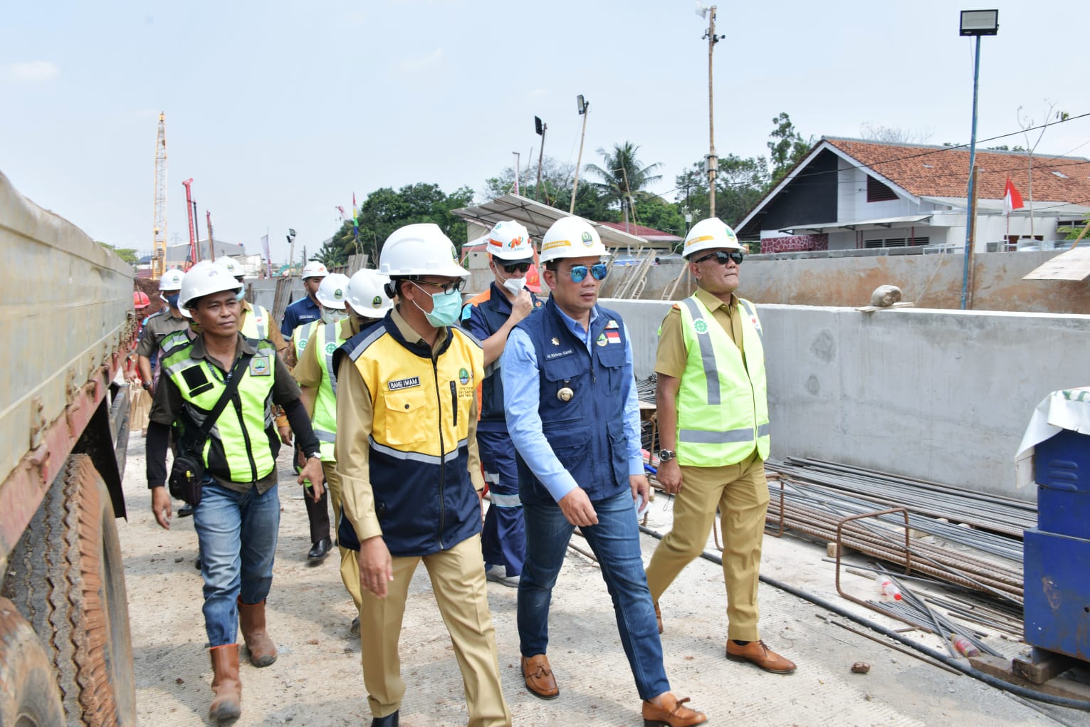 Tinjau Pembangunan Underpass Dewi Sartika Depok, Ridwan Kamil: Insyaallah Akhir Tahun Selesai