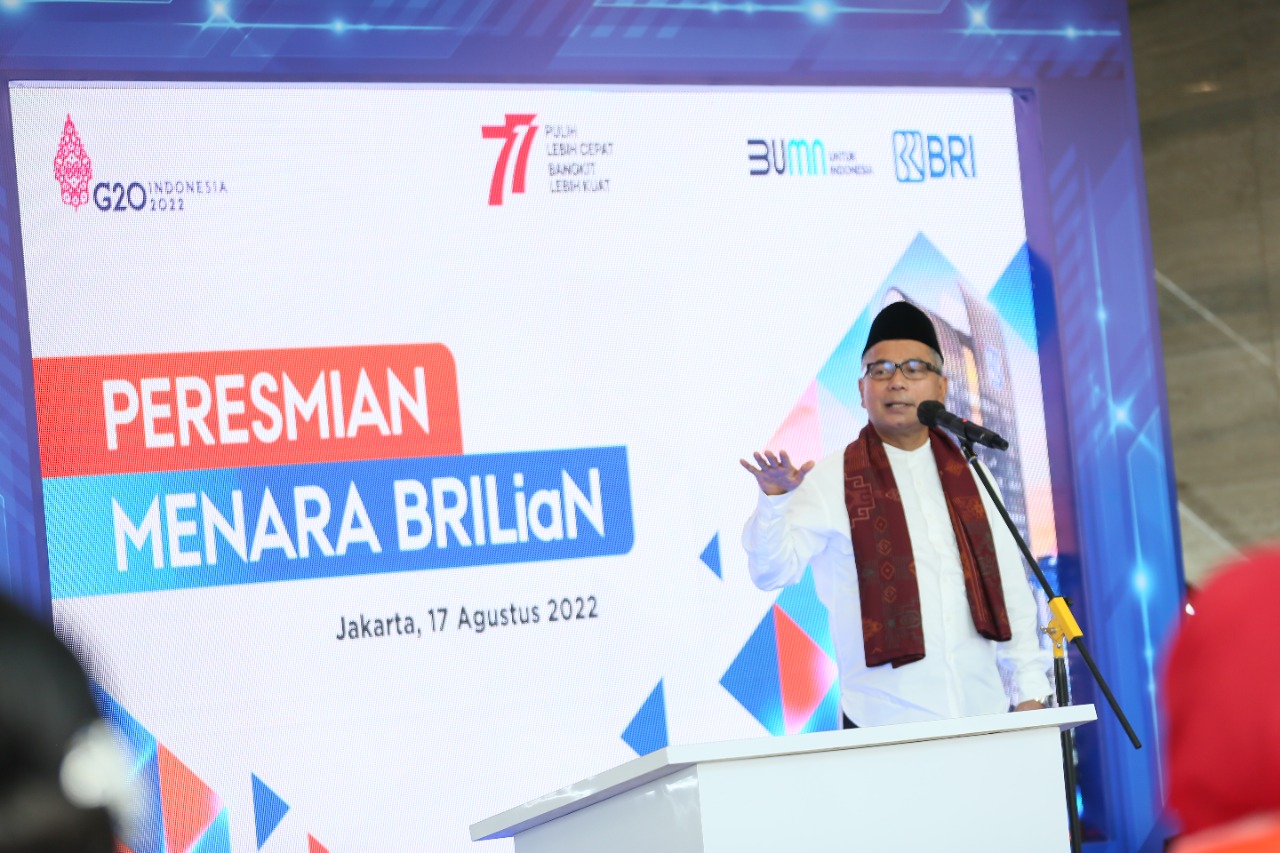 Rayakan Hari Kemerdekaan, BRI Resmikan Menara BRILian Berkonsep Green & Smart Building