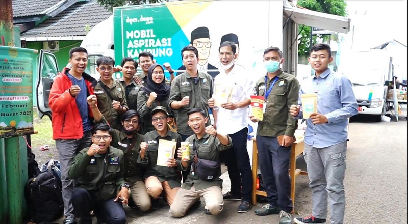 SIAGA: Patriot Desa di yang siap terjun ke lapangan di beberapa desa di Kabupaten Garut.