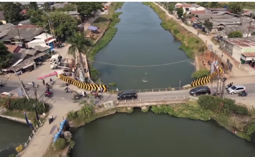 Perlancar Arus Lalu Lintas, Dinas PUPR Bangun Jembatan Belendung Klari