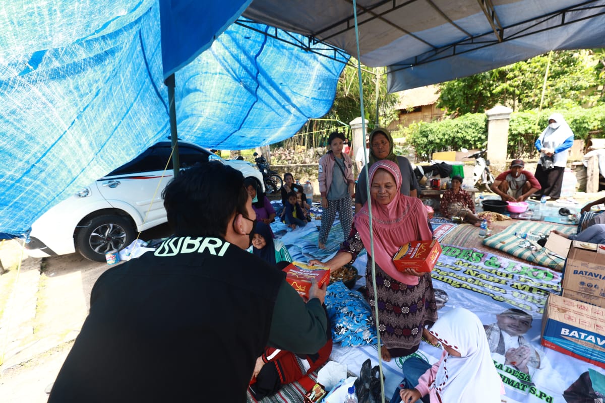 BRI Peduli Korban Bencana Gempa Bumi di Kabupaten Cianjur