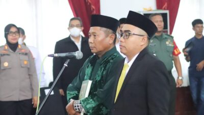 Lukman Nurhakim Resmi Dilantik Jadi Dirut Perumda Tirta Rangga Subang