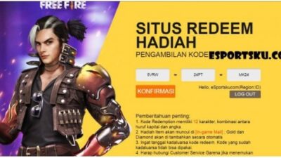 Kode redeem Free fire