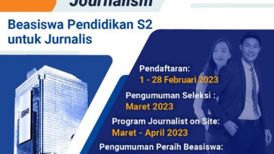 BRI Kembali Buka Kesempatan Beasiswa S2 Bagi Journalist