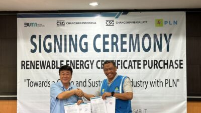 PT PLN dan PT Chang Shin Indonesia Dukung Energi Terbarukan