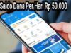 Modal Login Cair Saldo DANA Rp50.000 Ribu