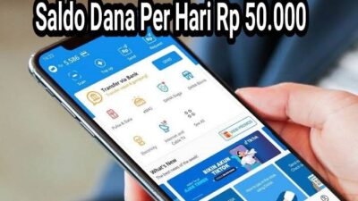 Modal Login Cair Saldo DANA Rp50.000 Ribu