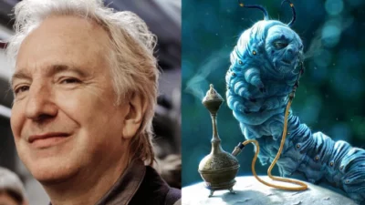 Alan Rickman in Alice Through the Looking Glass captured via ScreenAnarchy