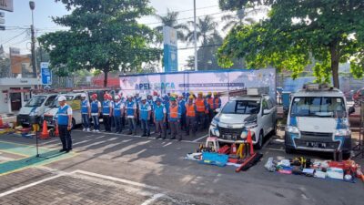 Jelang Hari Raya Idul Fitri PLN UP3 Karawang Jaga Kehandalan Pasokan Listrik dengan Menggelar Apel Siaga