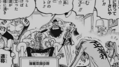 Spoiler Manga One Piece Chapter 1081: Garp dan Aokiji