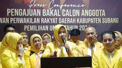 Ketua DPD Golkar Subang Elita Budiarti