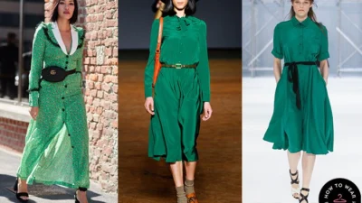 Fashion Warna Emerald Green, Trend Warna yang Elegan dan Mewah. Sumber Gambar via HowToWearFashion