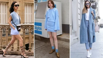 Fashion dengan Warna Baby Blue untuk Tampil Anggun dan Lembut. Image from The Trend Spotter