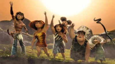 Film The Croods, Cerita Petualangan Keluarga Prasejarah. Sumber Foto via Tampa Bay Times